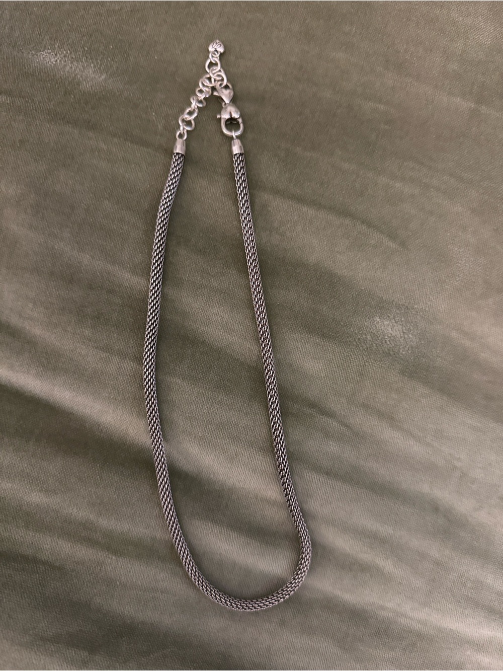 Brighton Silver-Tone Mesh Necklace